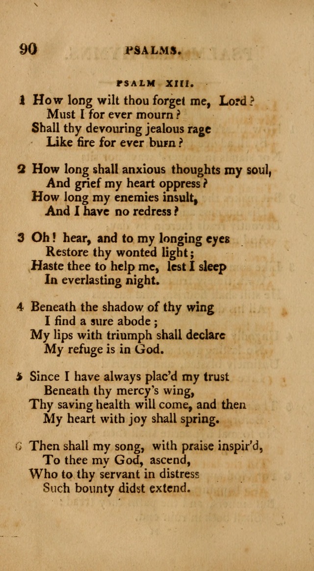 A Collection of Psalms and Hymns: from various authors, chiefly designed for public worship (4th ed.) page 90