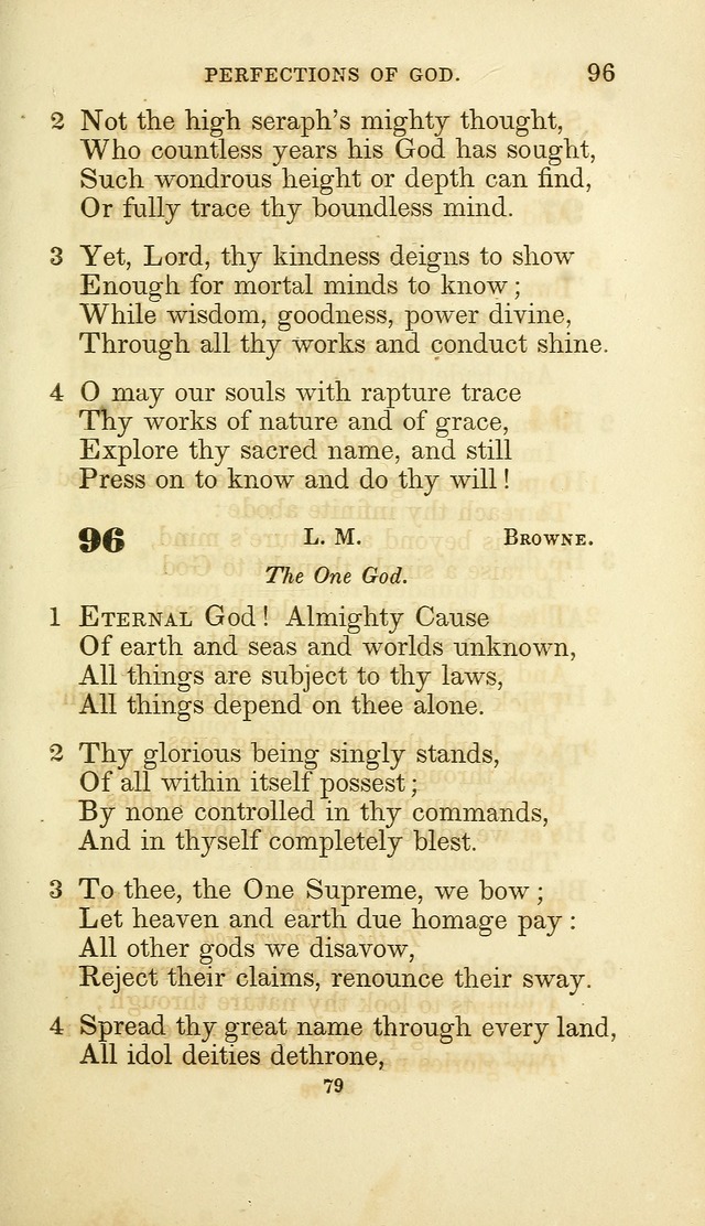 A Collection of Psalms and Hymns: from Watts, Doddridge, and others (4th ed. with an appendix) page 101