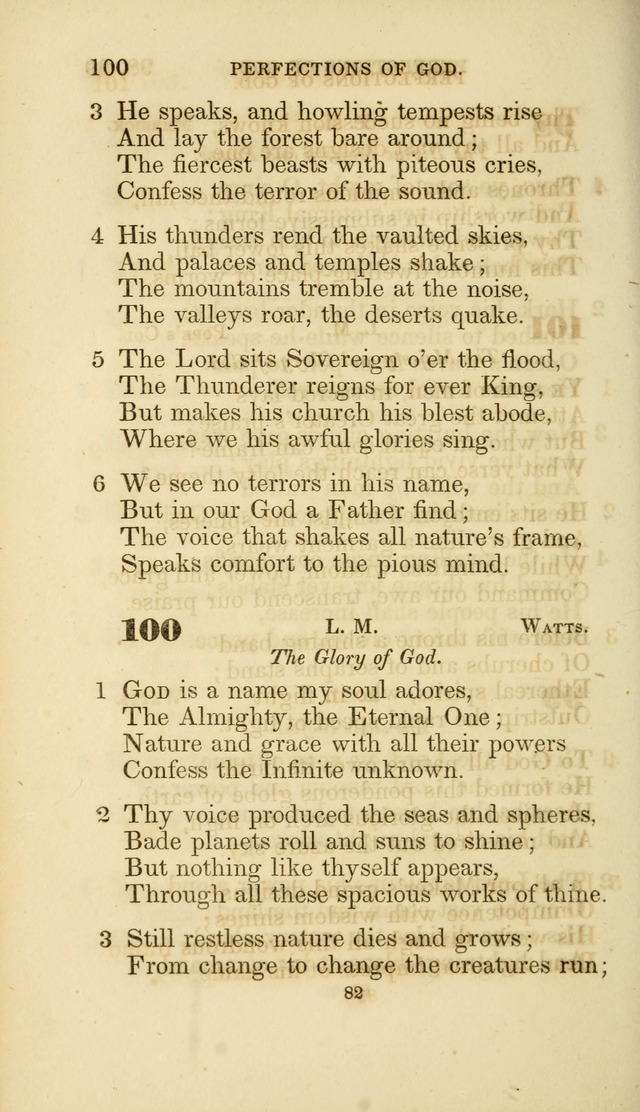 A Collection of Psalms and Hymns: from Watts, Doddridge, and others (4th ed. with an appendix) page 104