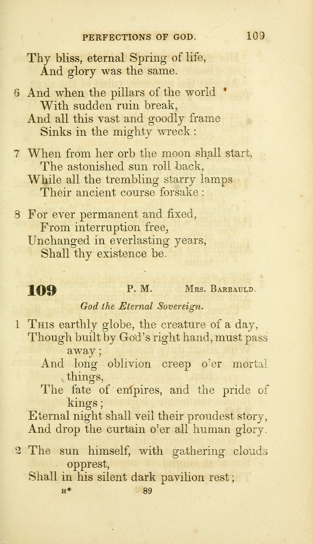 A Collection of Psalms and Hymns: from Watts, Doddridge, and others (4th ed. with an appendix) page 111