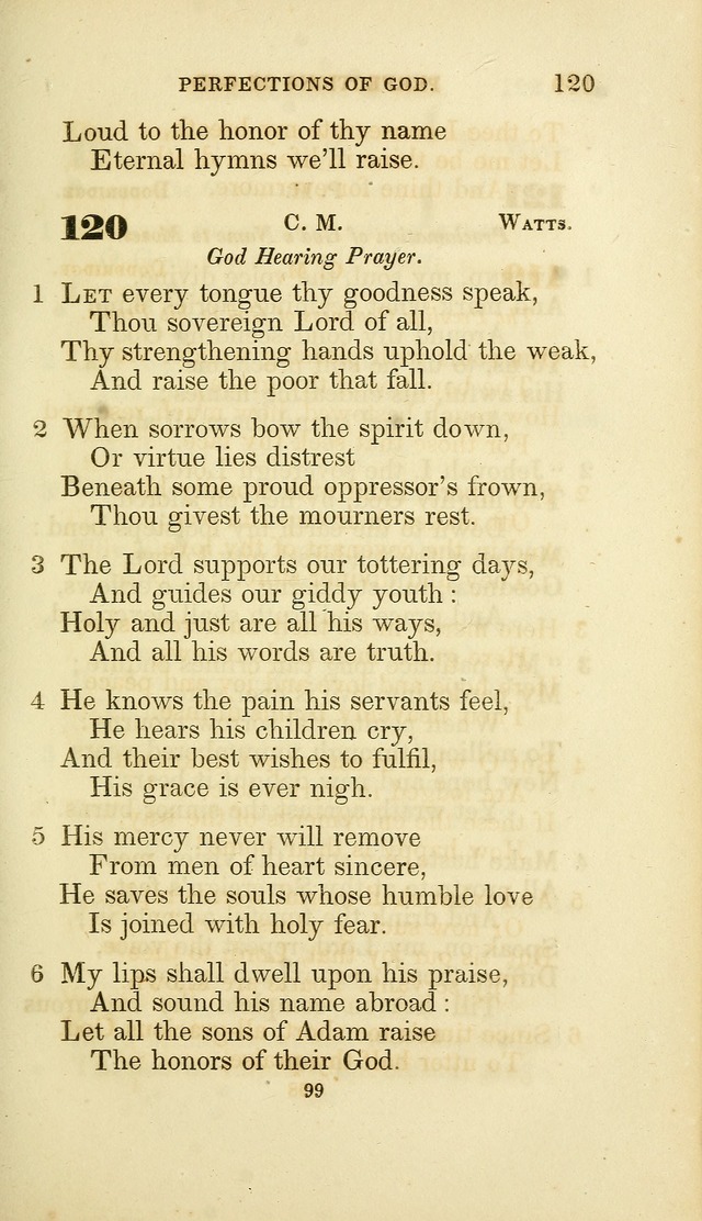 A Collection of Psalms and Hymns: from Watts, Doddridge, and others (4th ed. with an appendix) page 121