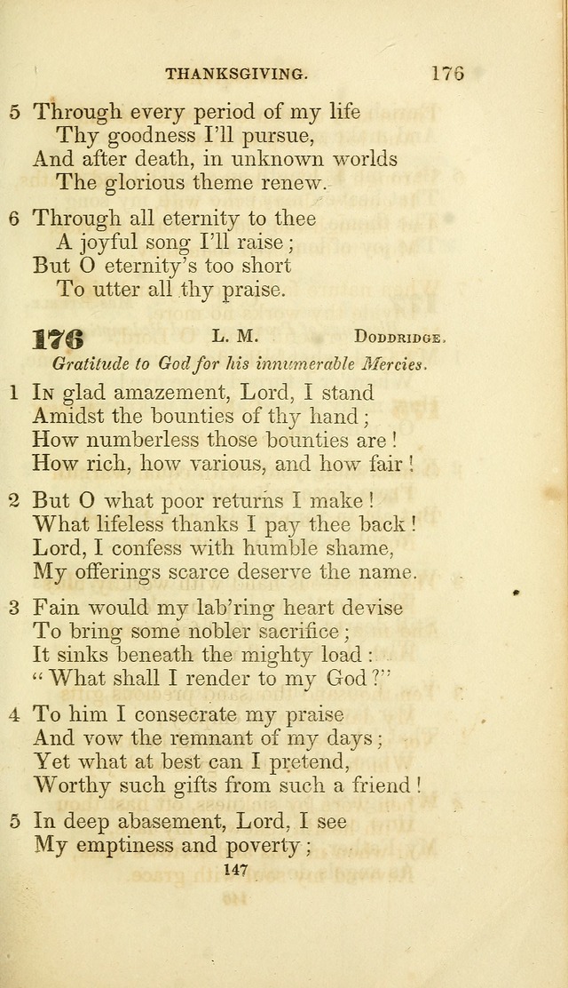 A Collection of Psalms and Hymns: from Watts, Doddridge, and others (4th ed. with an appendix) page 169