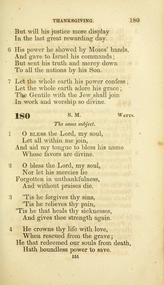 A Collection of Psalms and Hymns: from Watts, Doddridge, and others (4th ed. with an appendix) page 173