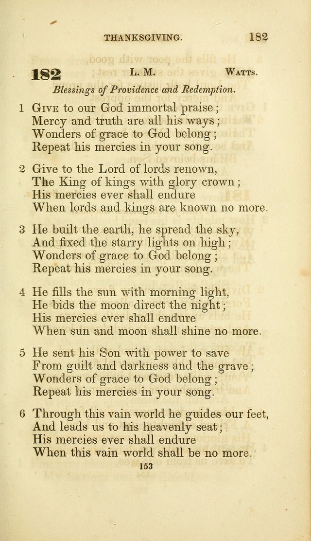 A Collection of Psalms and Hymns: from Watts, Doddridge, and others (4th ed. with an appendix) page 175