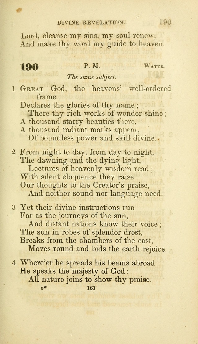 A Collection of Psalms and Hymns: from Watts, Doddridge, and others (4th ed. with an appendix) page 183