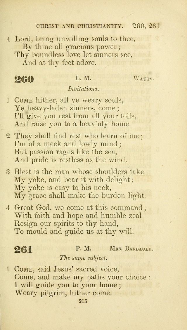 A Collection of Psalms and Hymns: from Watts, Doddridge, and others (4th ed. with an appendix) page 237