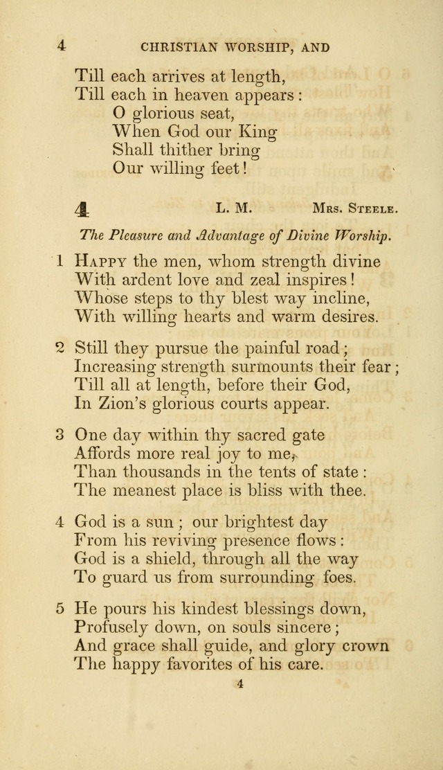 A Collection of Psalms and Hymns: from Watts, Doddridge, and others (4th ed. with an appendix) page 26