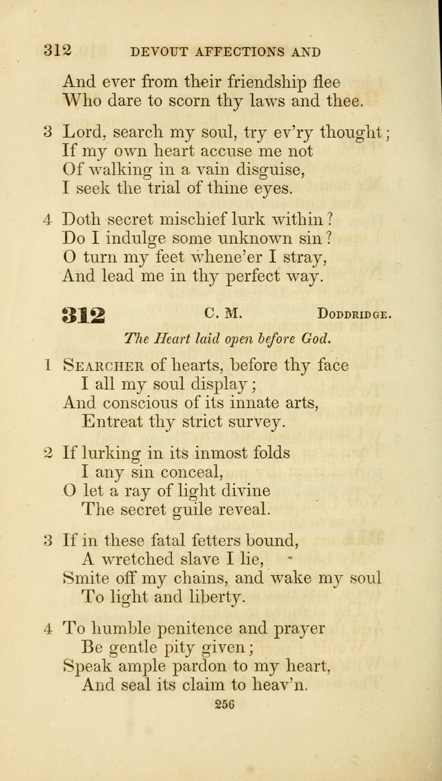 A Collection of Psalms and Hymns: from Watts, Doddridge, and others (4th ed. with an appendix) page 280