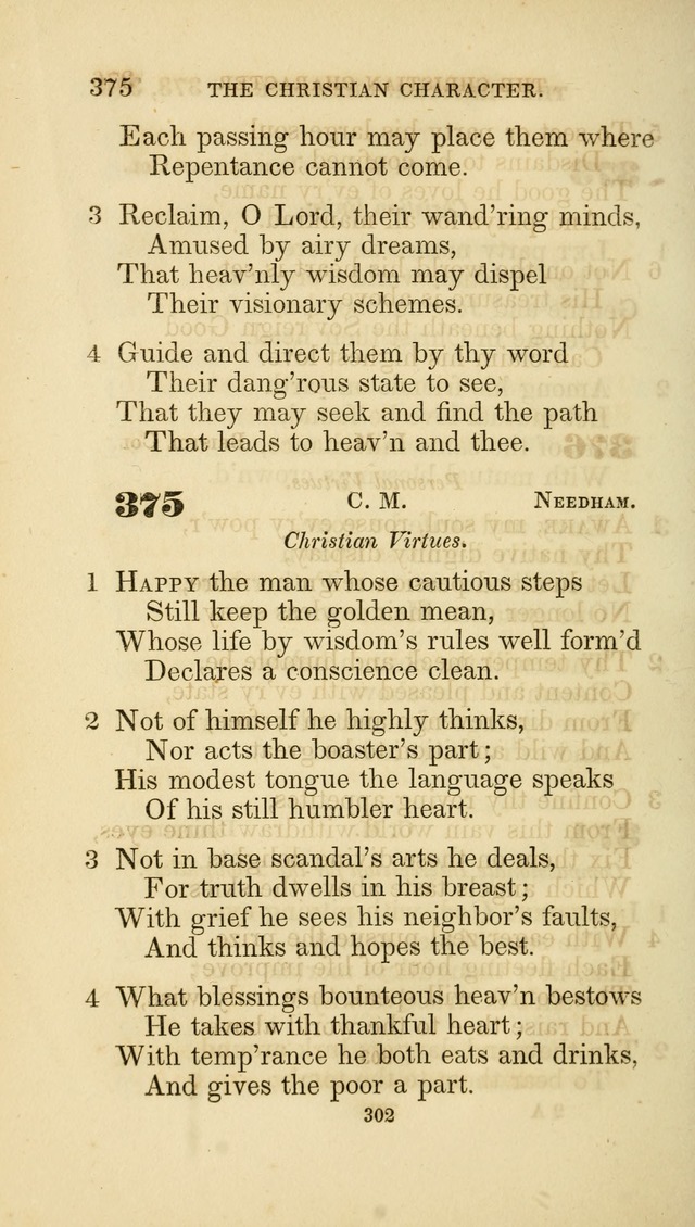 A Collection of Psalms and Hymns: from Watts, Doddridge, and others (4th ed. with an appendix) page 326