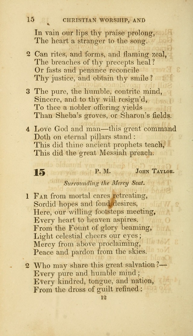 A Collection of Psalms and Hymns: from Watts, Doddridge, and others (4th ed. with an appendix) page 34