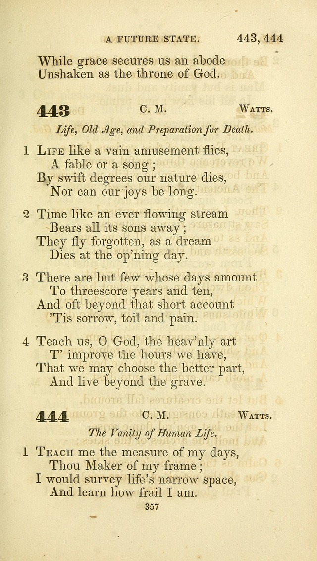 A Collection of Psalms and Hymns: from Watts, Doddridge, and others (4th ed. with an appendix) page 381