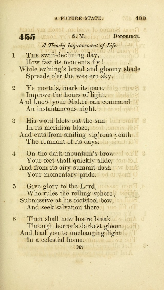 A Collection of Psalms and Hymns: from Watts, Doddridge, and others (4th ed. with an appendix) page 391