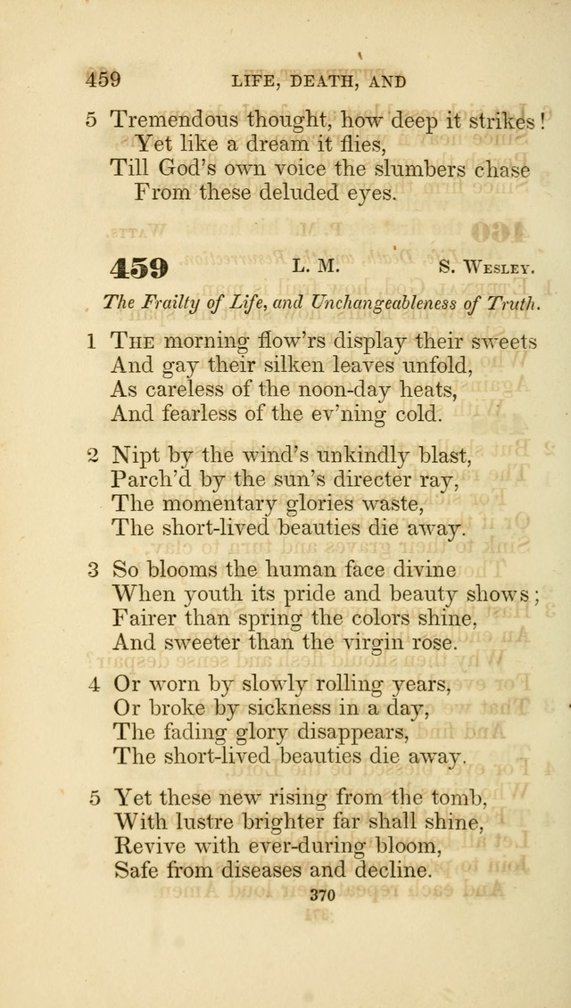 A Collection of Psalms and Hymns: from Watts, Doddridge, and others (4th ed. with an appendix) page 394