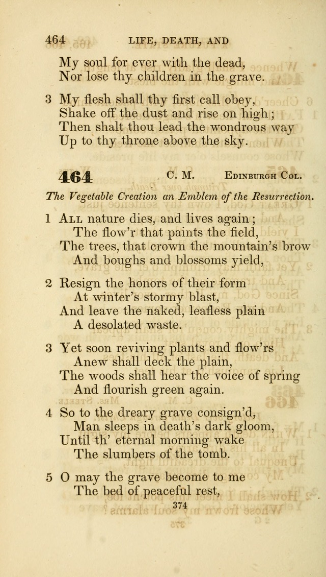 A Collection of Psalms and Hymns: from Watts, Doddridge, and others (4th ed. with an appendix) page 398