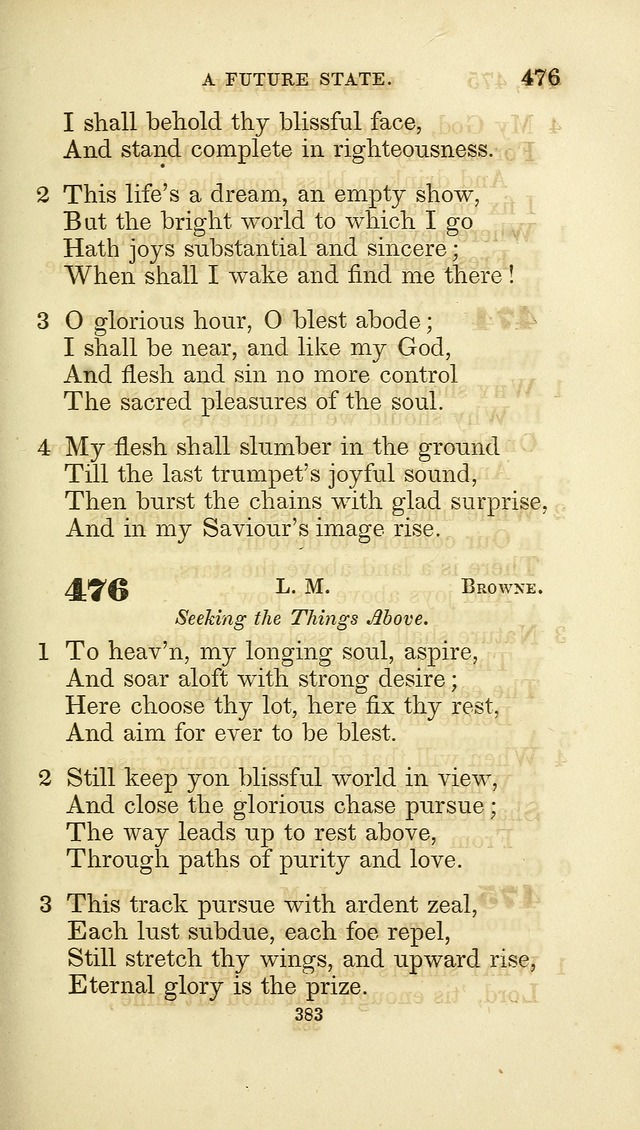 A Collection of Psalms and Hymns: from Watts, Doddridge, and others (4th ed. with an appendix) page 407