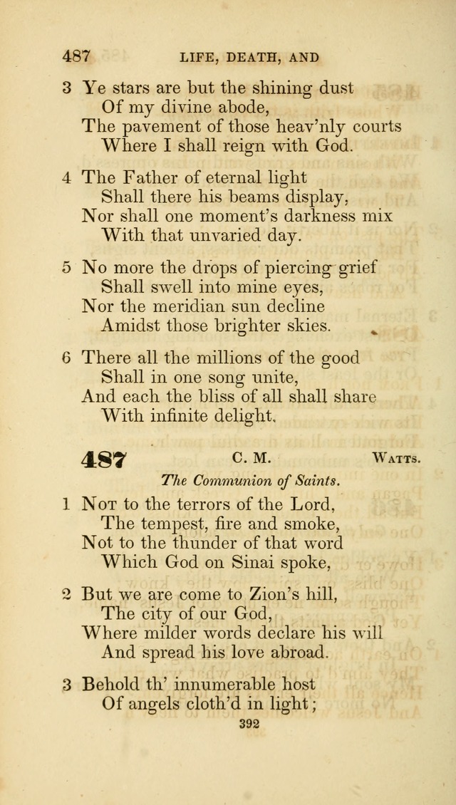 A Collection of Psalms and Hymns: from Watts, Doddridge, and others (4th ed. with an appendix) page 416