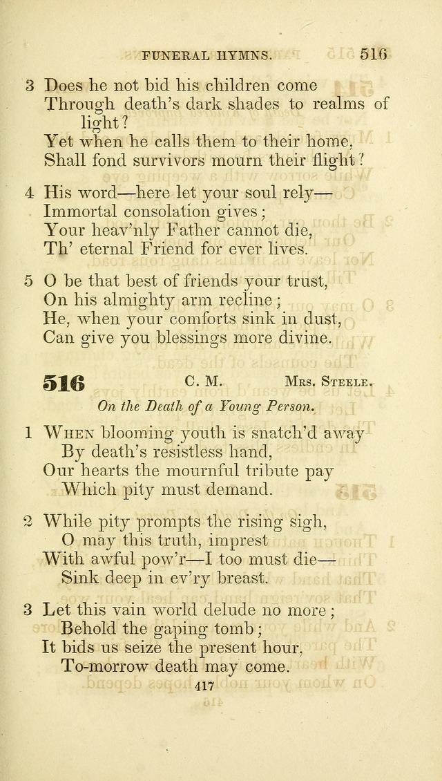 A Collection of Psalms and Hymns: from Watts, Doddridge, and others (4th ed. with an appendix) page 441