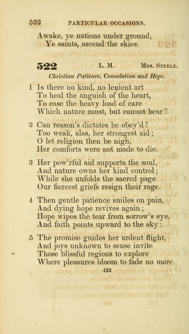 A Collection of Psalms and Hymns: from Watts, Doddridge, and others (4th ed. with an appendix) page 446