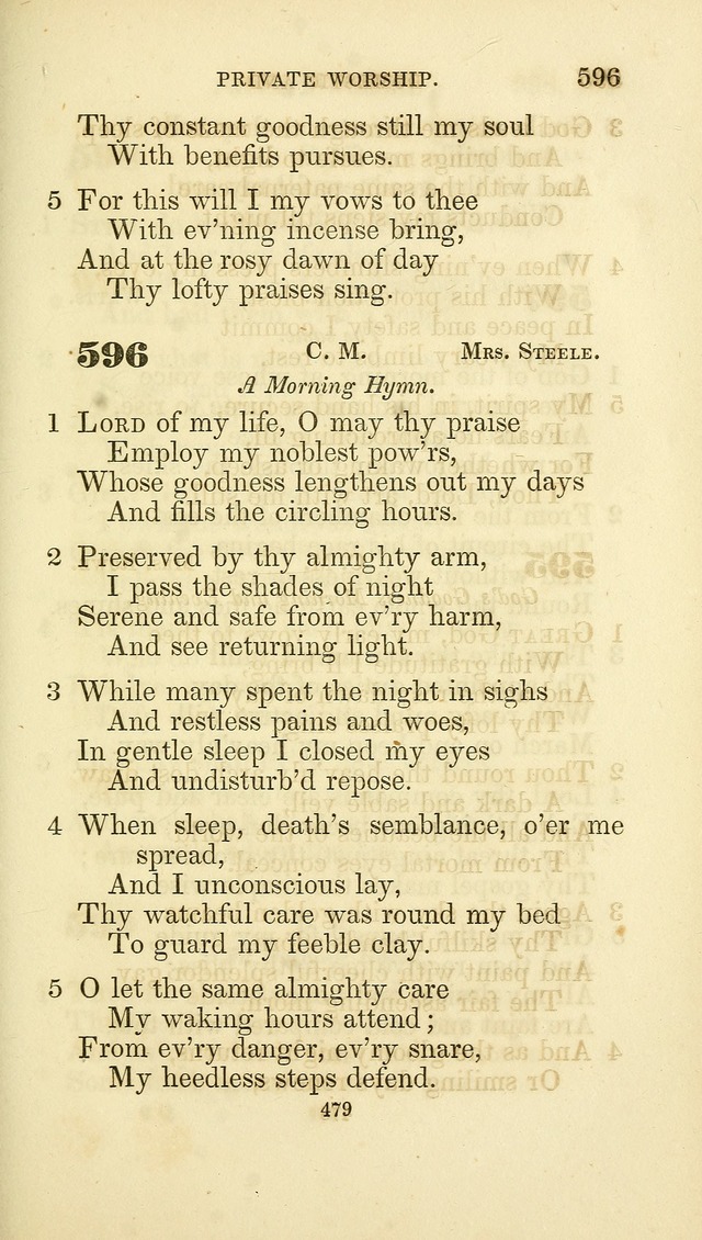 A Collection of Psalms and Hymns: from Watts, Doddridge, and others (4th ed. with an appendix) page 503