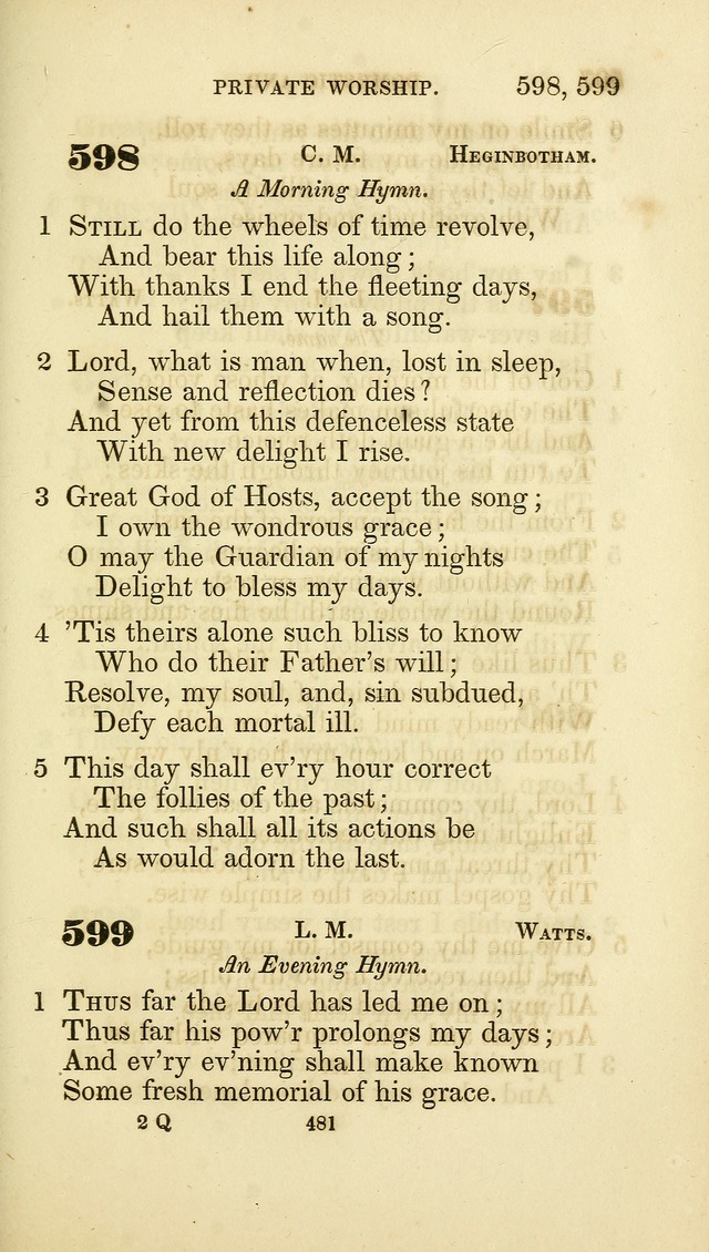 A Collection of Psalms and Hymns: from Watts, Doddridge, and others (4th ed. with an appendix) page 505