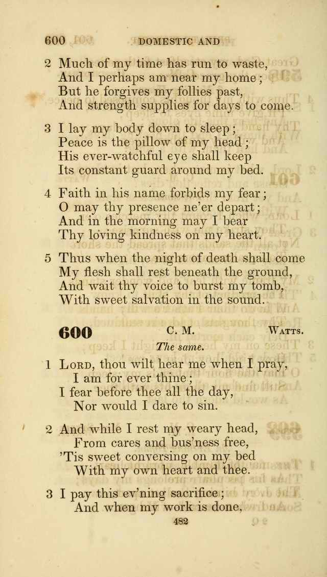 A Collection of Psalms and Hymns: from Watts, Doddridge, and others (4th ed. with an appendix) page 506