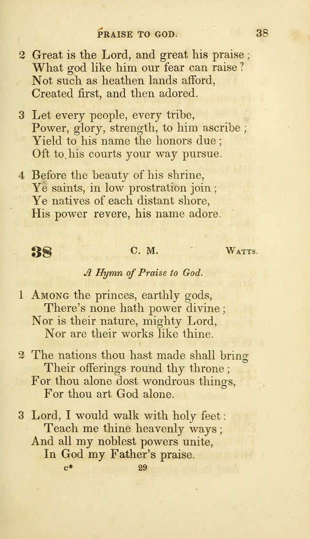 A Collection of Psalms and Hymns: from Watts, Doddridge, and others (4th ed. with an appendix) page 51