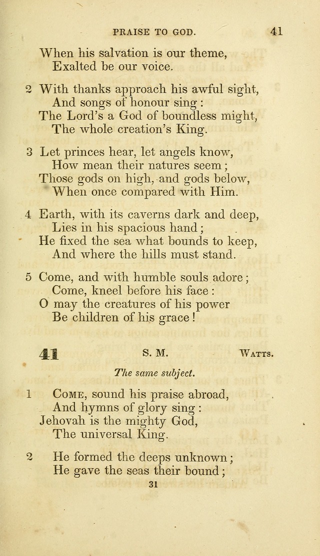 A Collection of Psalms and Hymns: from Watts, Doddridge, and others (4th ed. with an appendix) page 53