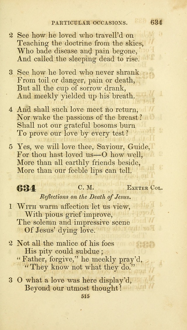 A Collection of Psalms and Hymns: from Watts, Doddridge, and others (4th ed. with an appendix) page 539