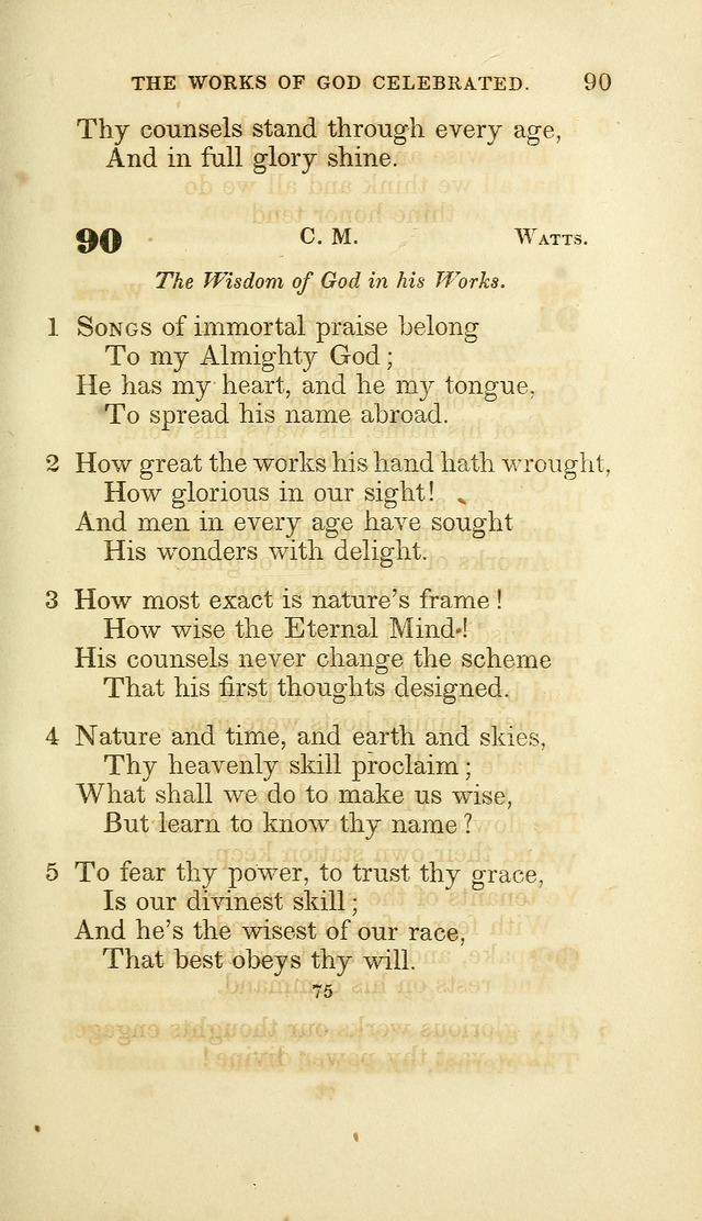 A Collection of Psalms and Hymns: from Watts, Doddridge, and others (4th ed. with an appendix) page 97