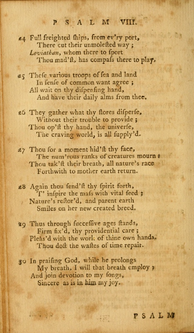 A Collection of Psalms and Hymns for Publick Worship page 10