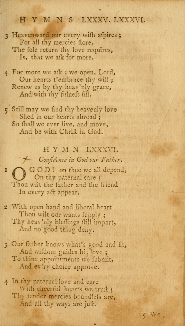 A Collection of Psalms and Hymns for Publick Worship page 105