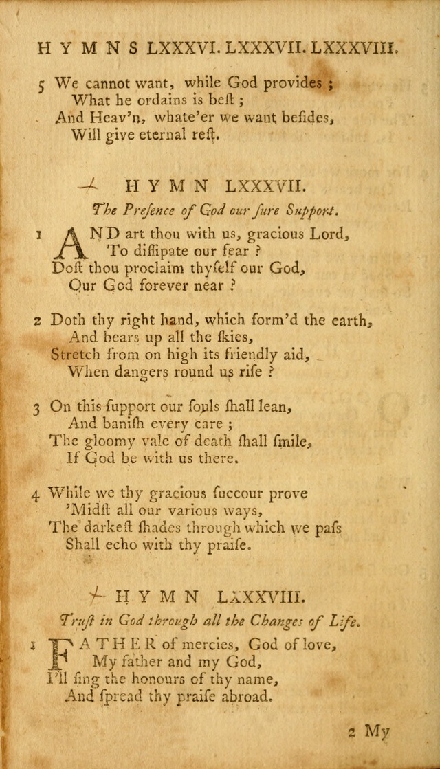 A Collection of Psalms and Hymns for Publick Worship page 106