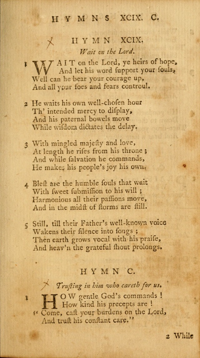 A Collection of Psalms and Hymns for Publick Worship page 115