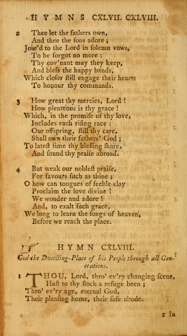 A Collection of Psalms and Hymns for Publick Worship page 150