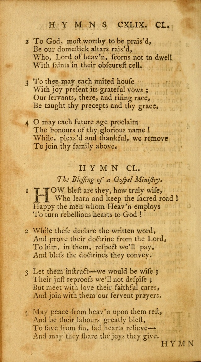 A Collection of Psalms and Hymns for Publick Worship page 152