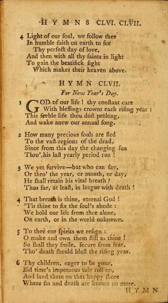 A Collection of Psalms and Hymns for Publick Worship page 158