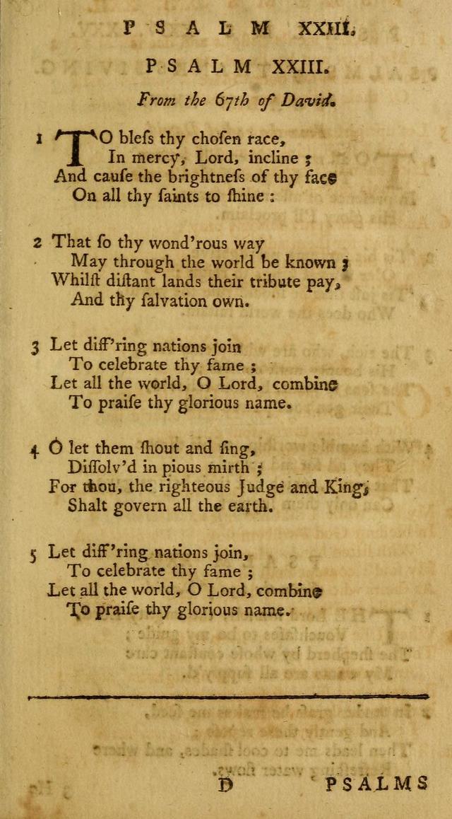 A Collection of Psalms and Hymns for Publick Worship page 23