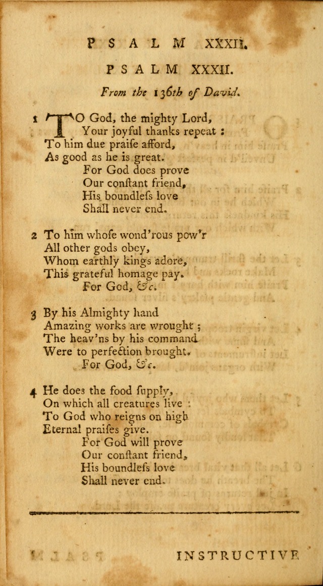 A Collection of Psalms and Hymns for Publick Worship page 30