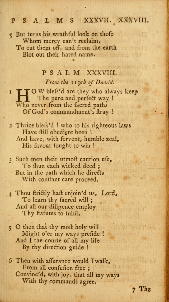 A Collection of Psalms and Hymns for Publick Worship page 35