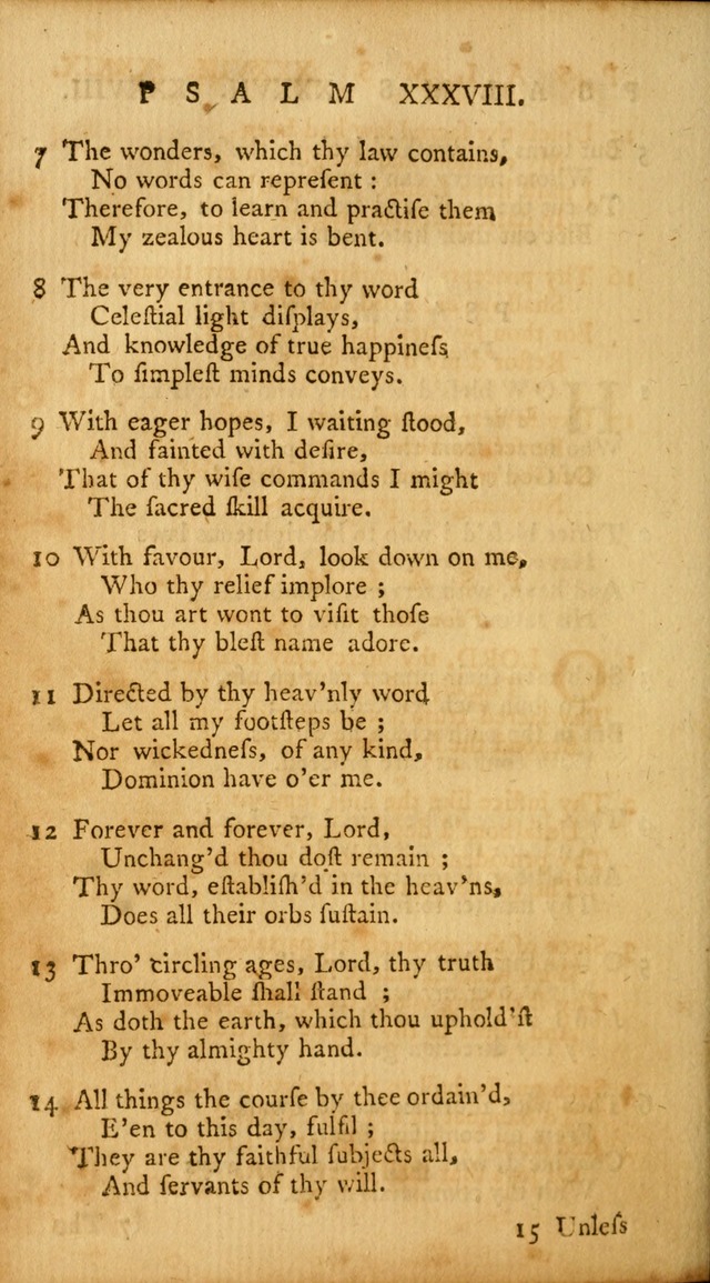 A Collection of Psalms and Hymns for Publick Worship page 36