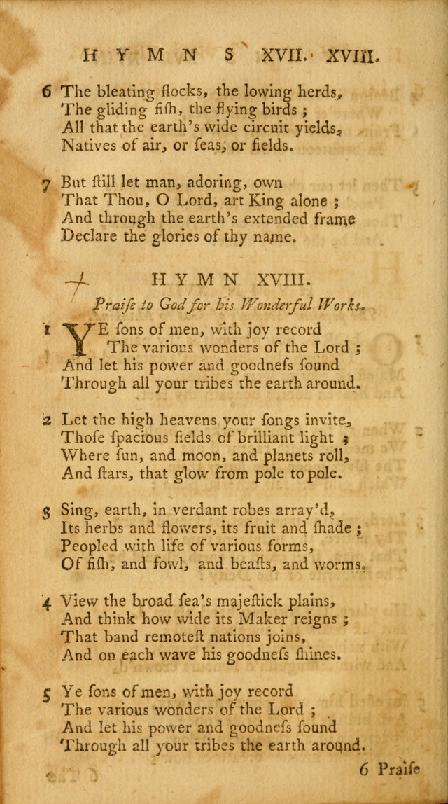 A Collection of Psalms and Hymns for Publick Worship page 52