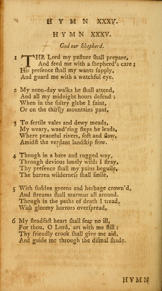 A Collection of Psalms and Hymns for Publick Worship page 66