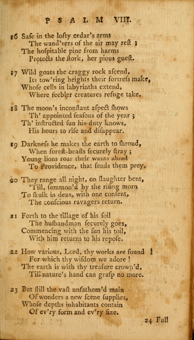 A Collection of Psalms and Hymns for Publick Worship page 9