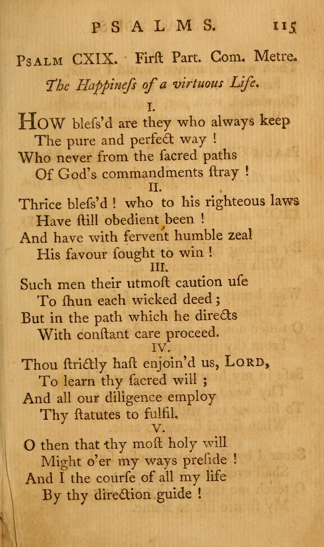 A Collection of Psalms and Hymns for Publick Worship page 111