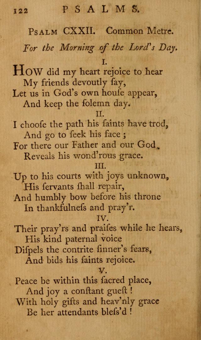 A Collection of Psalms and Hymns for Publick Worship page 118