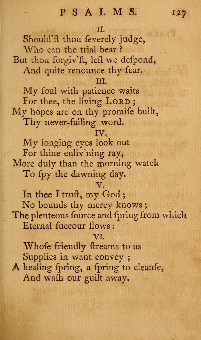 A Collection of Psalms and Hymns for Publick Worship page 123