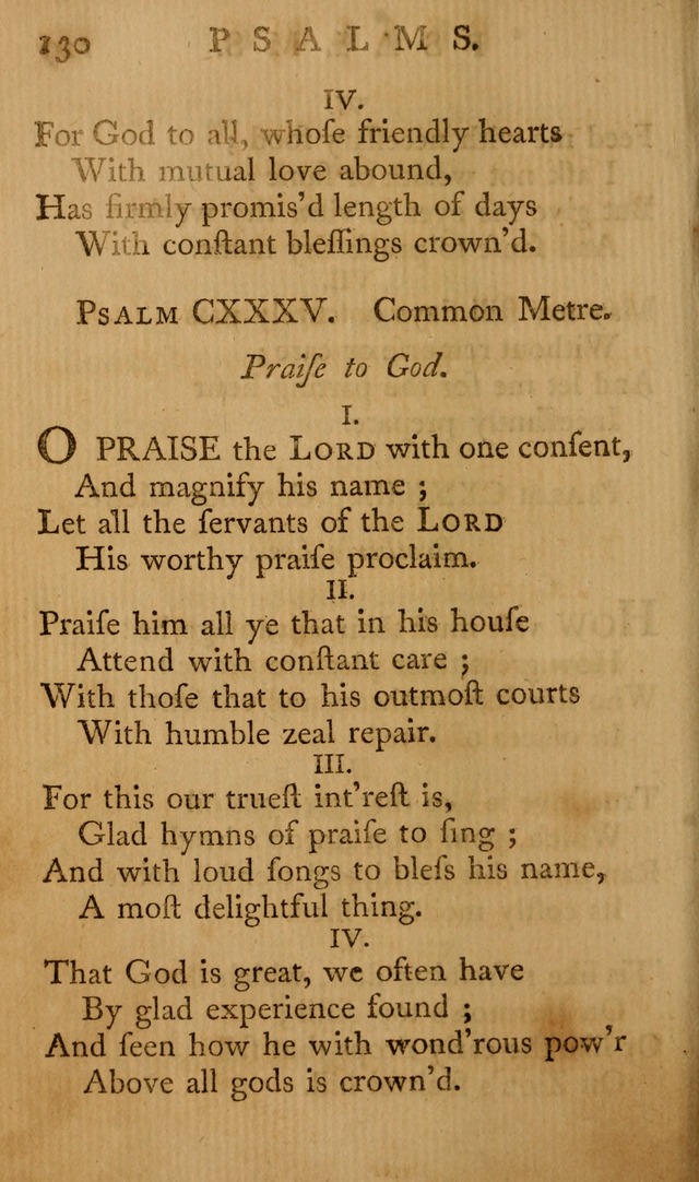 A Collection of Psalms and Hymns for Publick Worship page 126