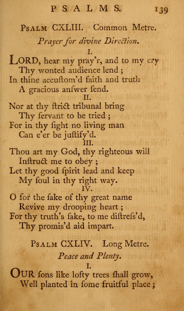 A Collection of Psalms and Hymns for Publick Worship page 135