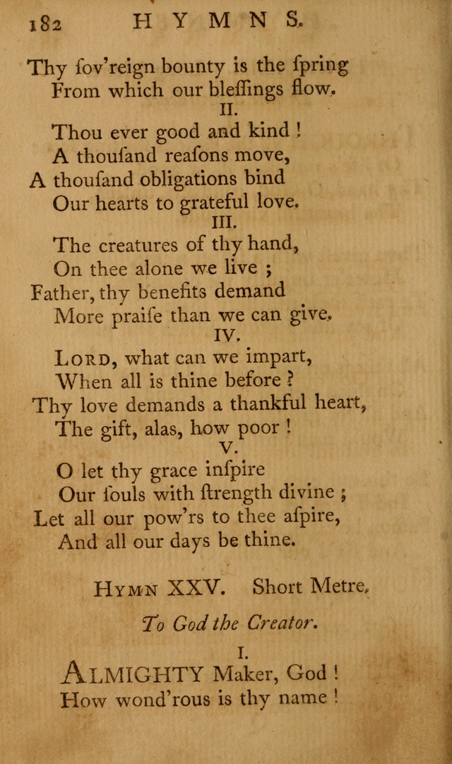 A Collection of Psalms and Hymns for Publick Worship page 178