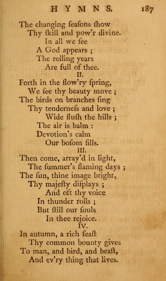 A Collection of Psalms and Hymns for Publick Worship page 183